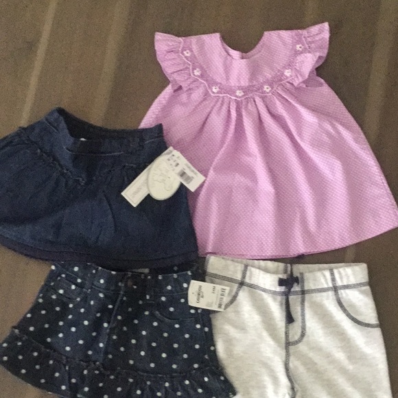 Sale NWT  infant girls 18-24 - 2 skirts,shorts,top - Picture 3 of 6